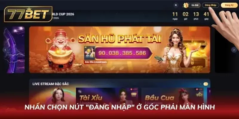 Nhấn chọn nút 